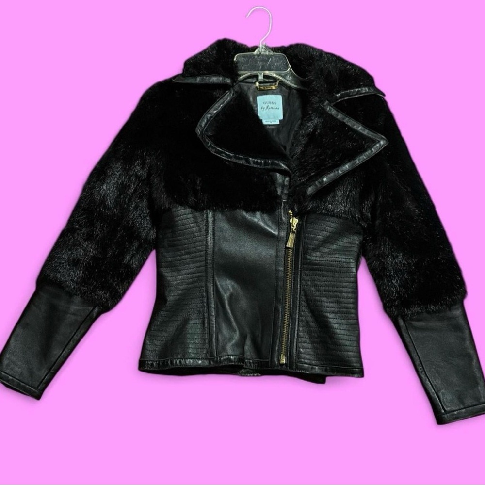 Black Jacket with Fur From Guess by Marciano
